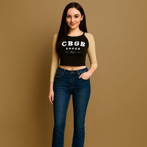 Sacred Blue jeans made in Los Angeles wiskered dark blue color size 26 NWT # 102